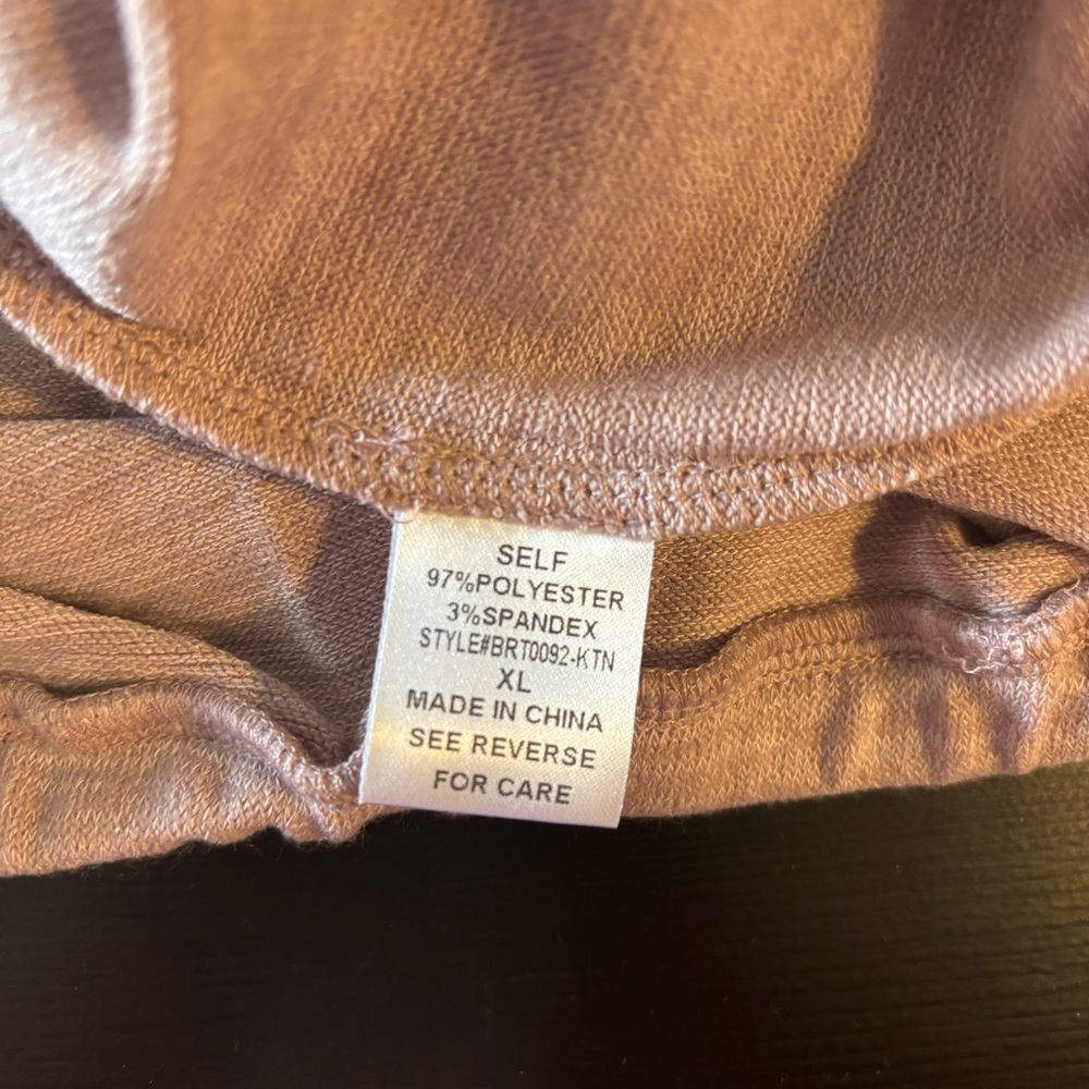 Kittenish Purple Gray Cropped Hoodie Sweatshirt - Picture 5 of 5